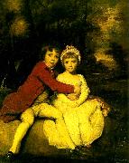 Sir Joshua Reynolds, master parker and his sister, theresa